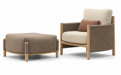 Saporro Lounge Chair + Ottoman